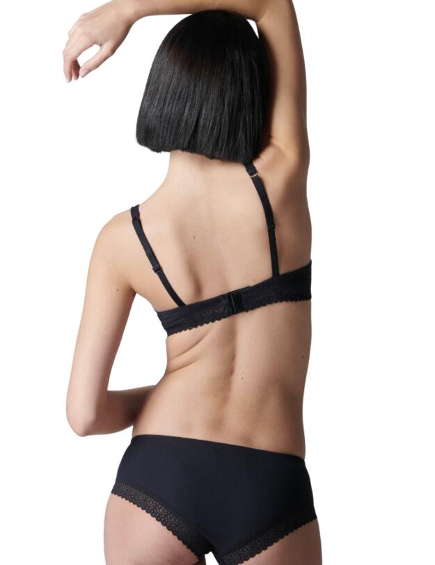 Simone Perele Eugenie Plunging Underwired Bra Black
