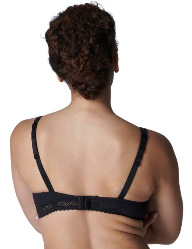 Simone Perele Eugenie Plunging Underwired Bra Black