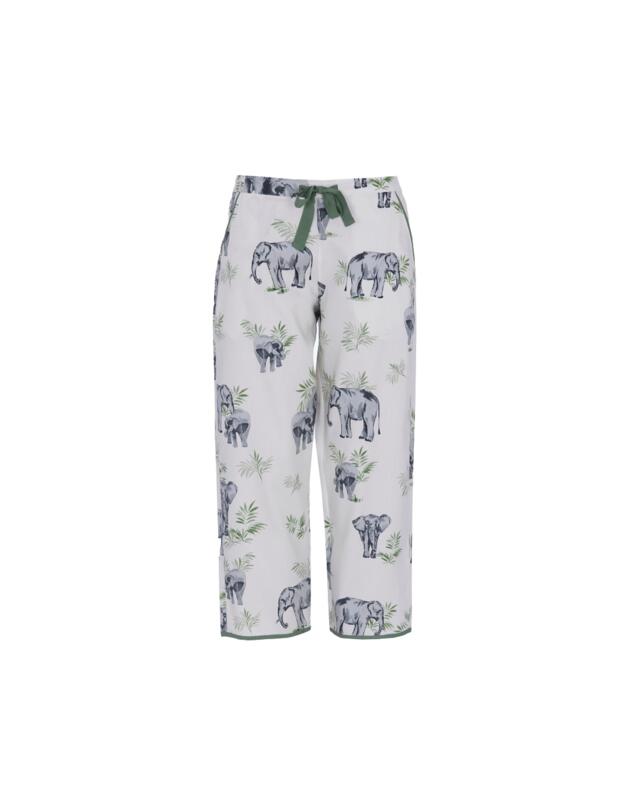 Cyberjammies Eloise Elephant Pyjama Bottoms Cream Mix