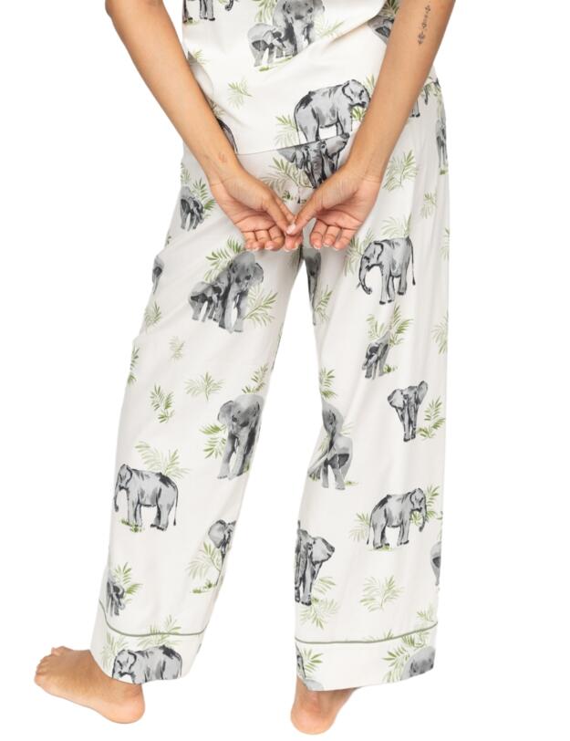 Cyberjammies Eloise Elephant Pyjama Bottoms Cream Mix