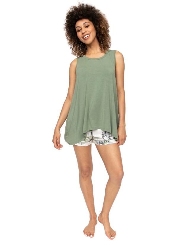 Cyberjammies Eloise Elephant Pyjama Shorts Cream Mix