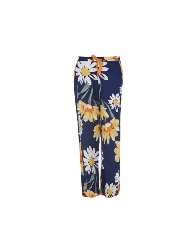 Cyberjammies Georgina Floral Print Pyjama Bottoms Navy Mix
