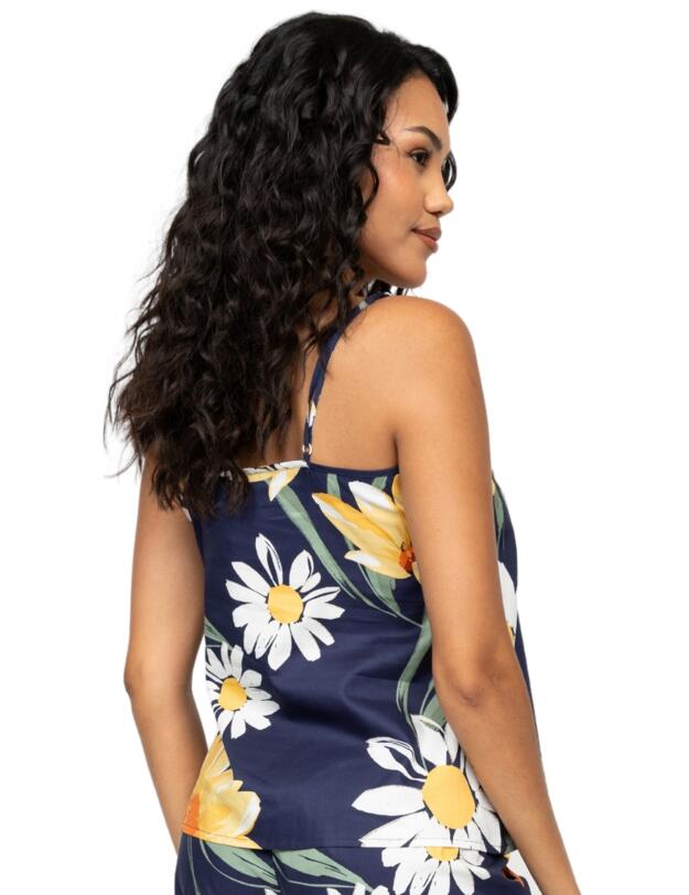 Cyberjammies Georgina Floral Print Cami Navy Mix