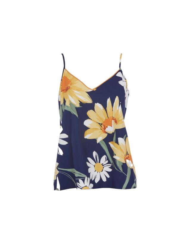 Cyberjammies Georgina Floral Print Cami Navy Mix