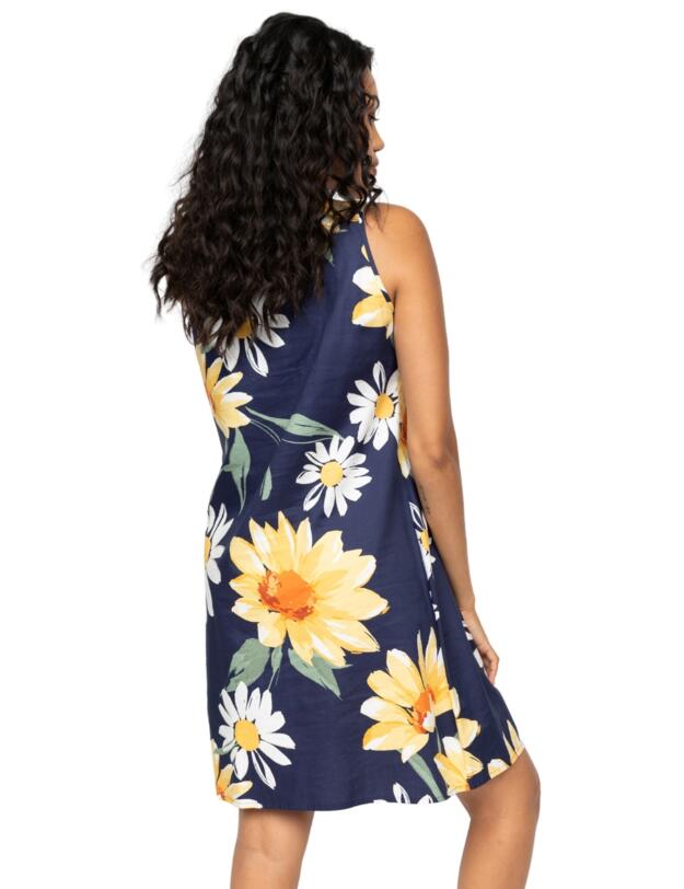 Cyberjammies Georgina Floral Print Short Nightdress Navy Mix