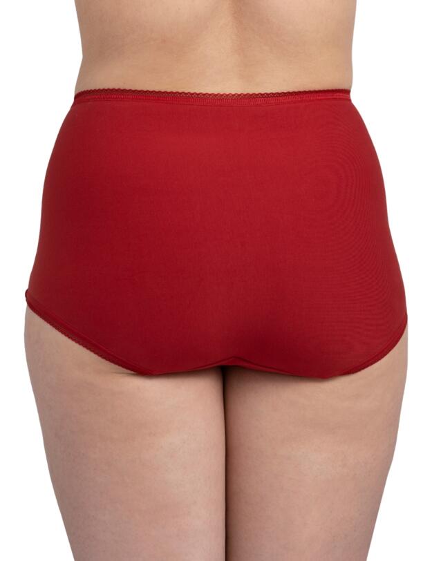 Miss Mary Of Sweden Lovely Lace Panty Girdle English Red