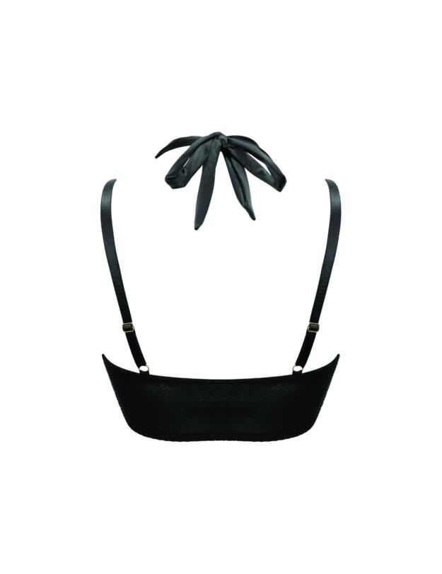 Pour Moi Suspense Front Fastening Bra Black