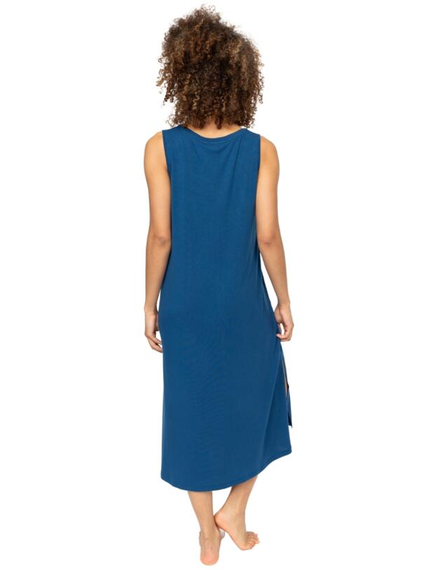Cyberjammies Harriet Jersey Long Nightdress Teal Blue