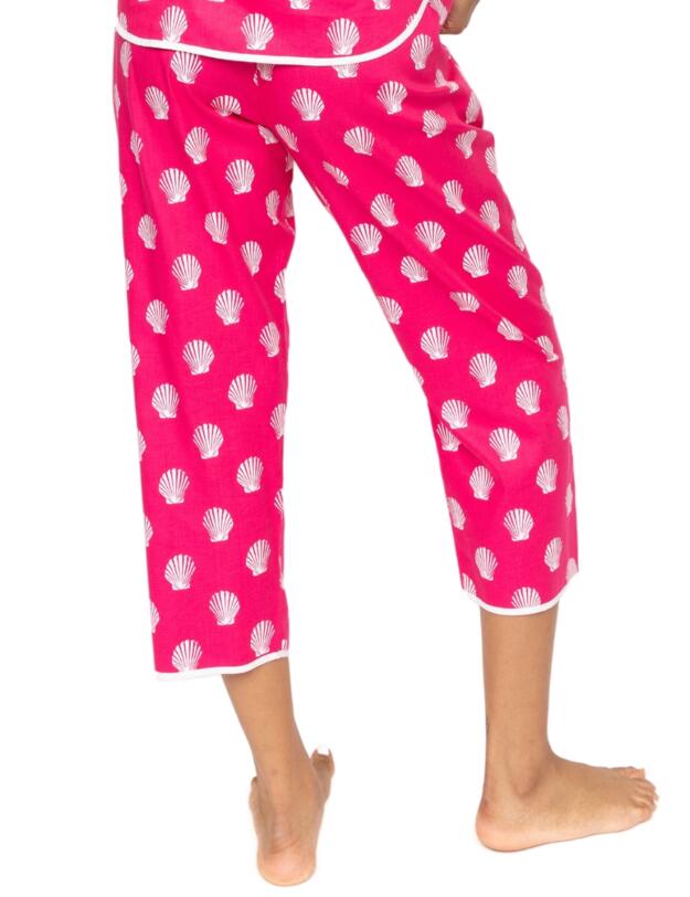 Cyberjammies Sofia Shell Print Pyjama Bottoms Pink Mix