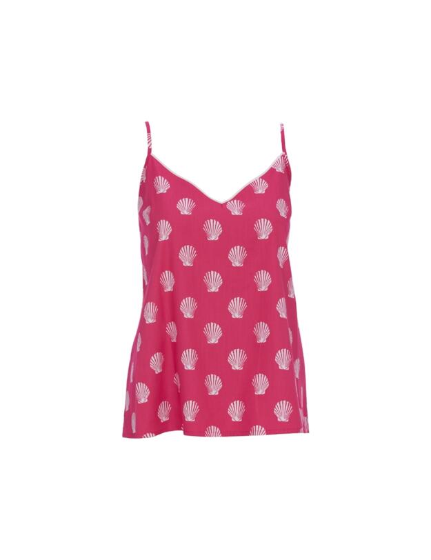Cyberjammies Sofia Shell Print Cami Top Pink Mix