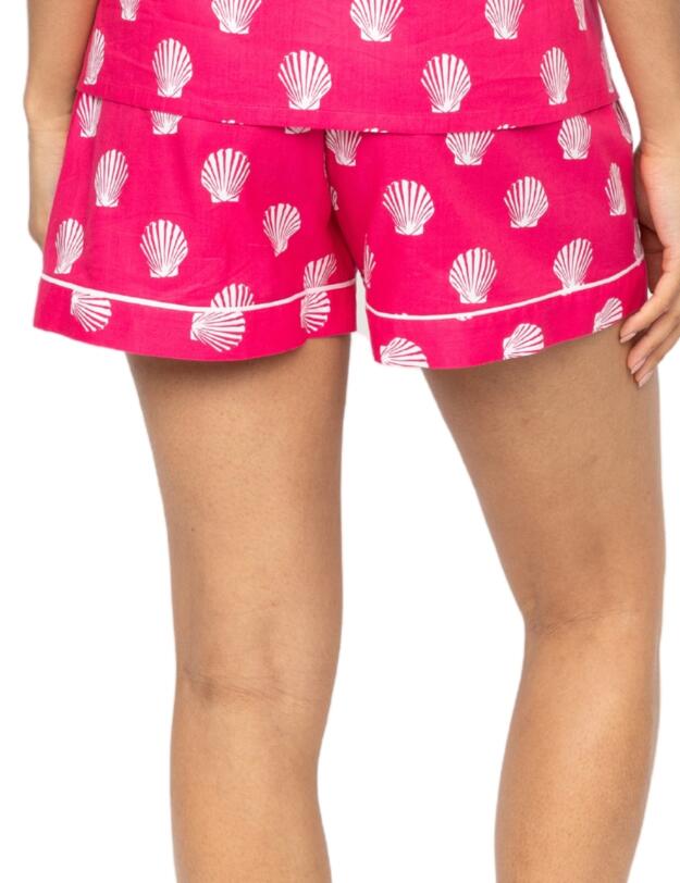 Cyberjammies Sofia Shell Print Shorts Pink Mix