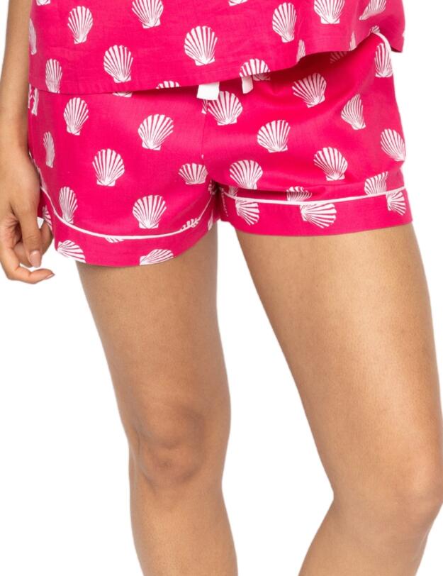 Cyberjammies Sofia Shell Print Shorts Pink Mix