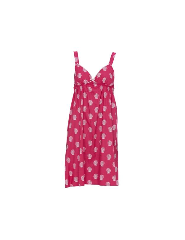 Cyberjammies Sofia Shell Print Short Nightdress Pink Mix