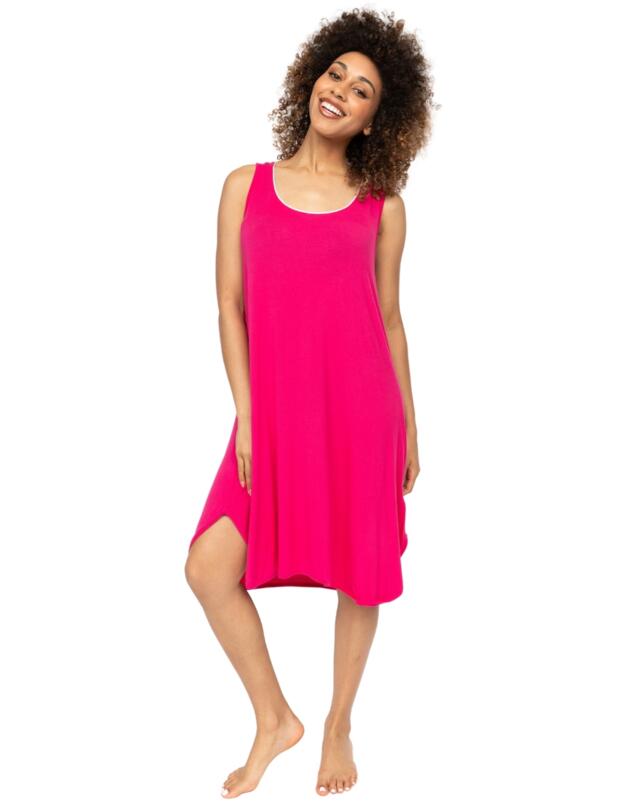 Cyberjammies Sofia Jersey Swing Nightdress Bright Pink