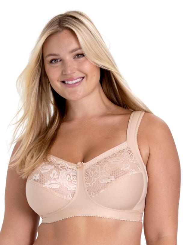 Miss Mary Of Sweden Lovely Lace Support Bra Beige 