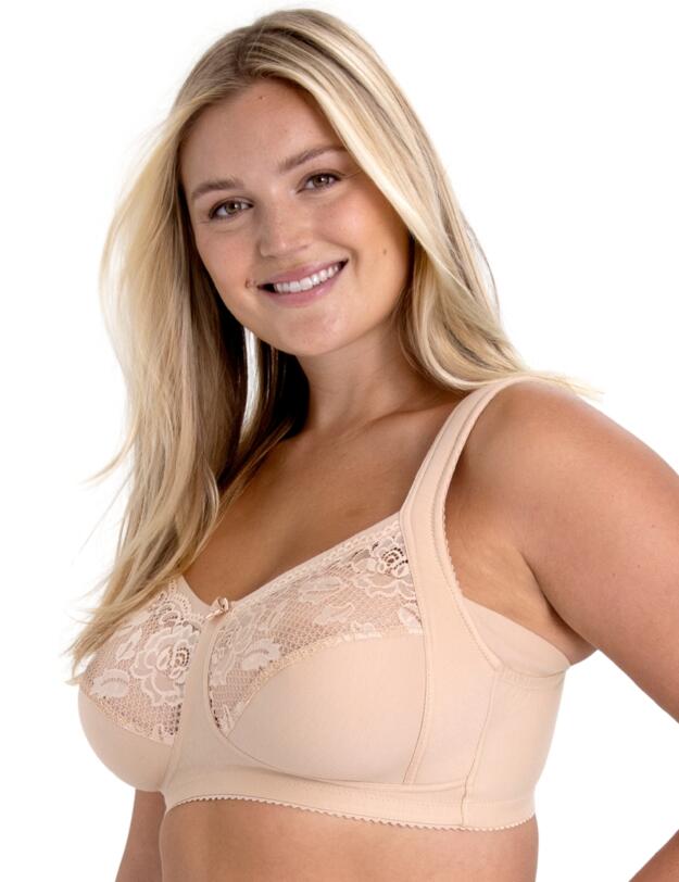 Miss Mary Of Sweden Lovely Lace Support Bra Beige 