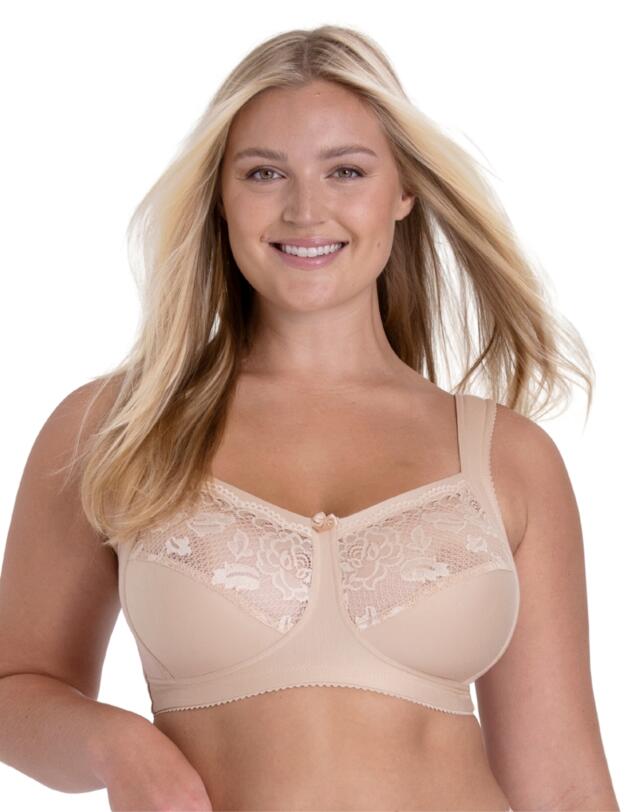 Miss Mary Of Sweden Lovely Lace Support Bra Beige 