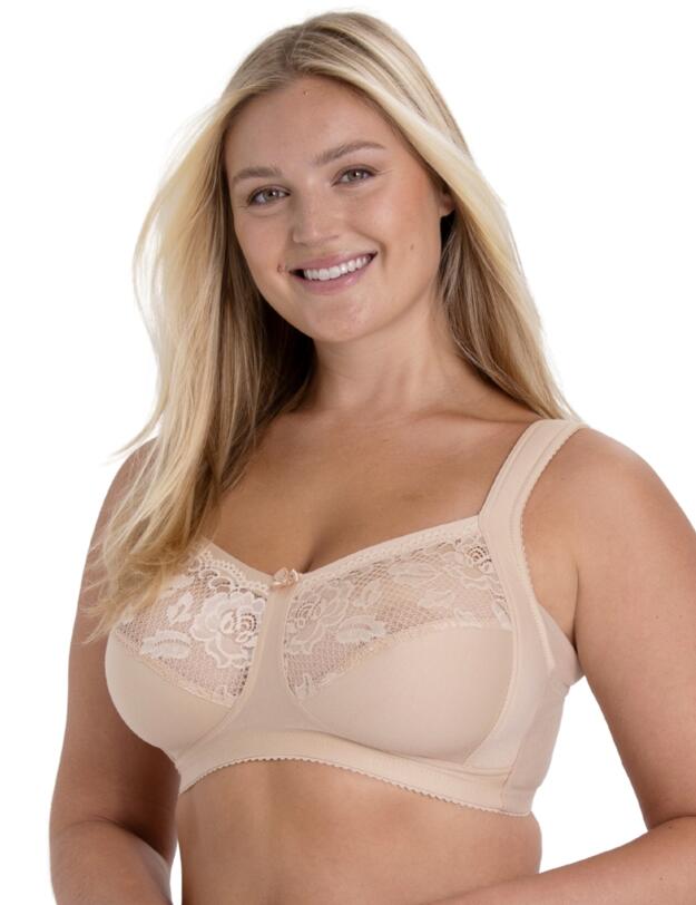 Miss Mary Of Sweden Lovely Lace Support Bra Beige 