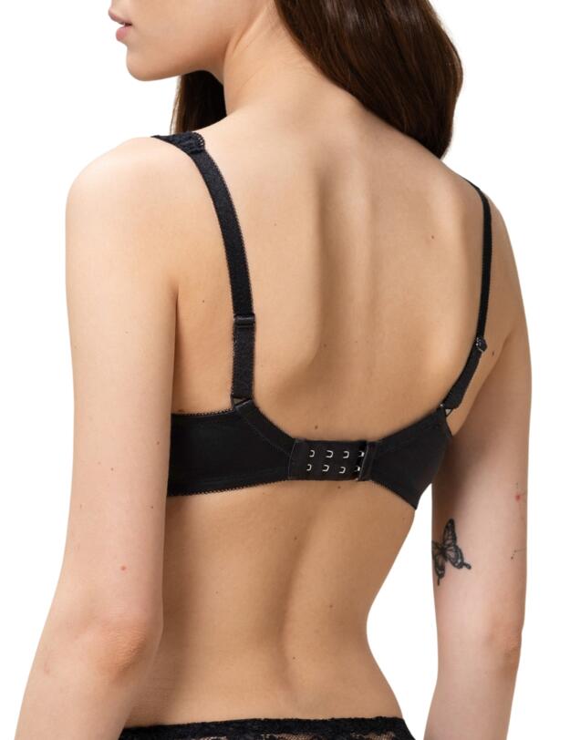 Triumph Amourette Half Padded Balcony Bra Black 