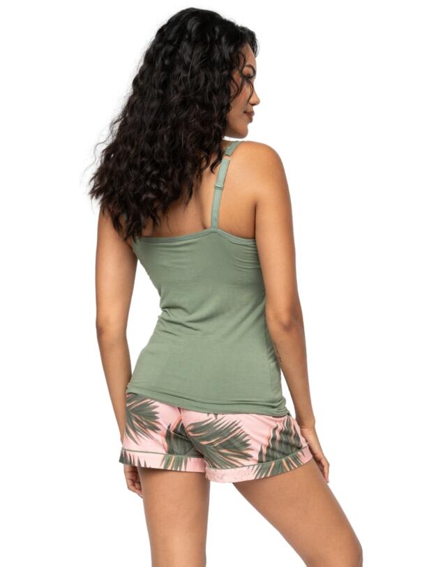 Cyberjammies Lea Jersey Hidden Support Vest Sage Green