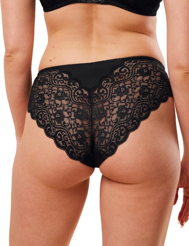 Triumph Amourette High Leg Tai Brief Black 