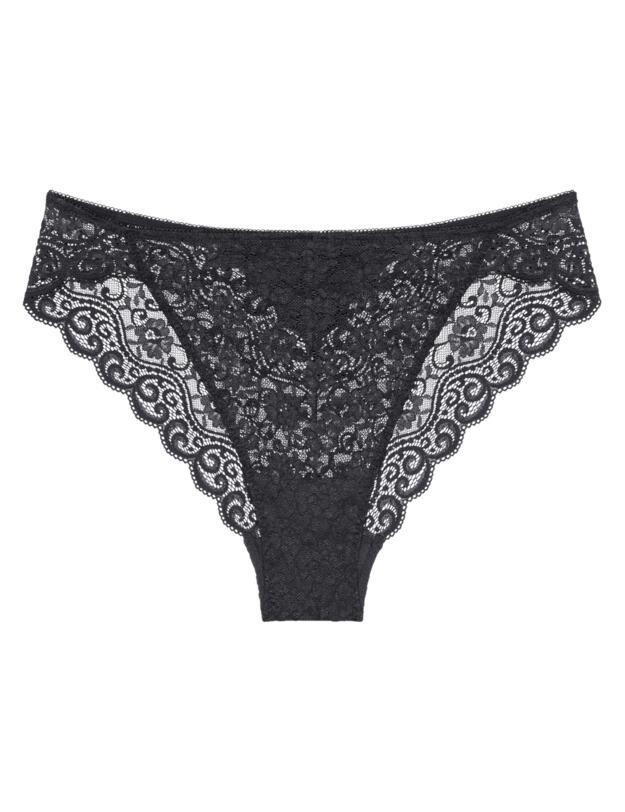 Triumph Amourette High Leg Tai Brief Black 