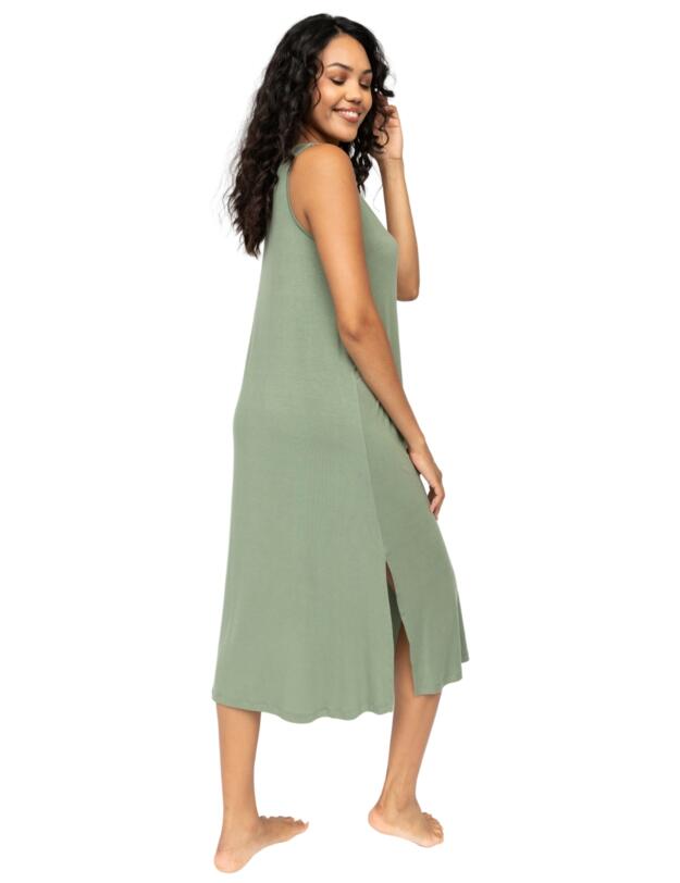 Cyberjammies Lea Jersey Long Nightdress Sage Green