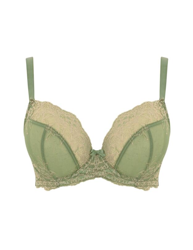 Panache Ana Non-Padded Plunge Bra Sage/Sand