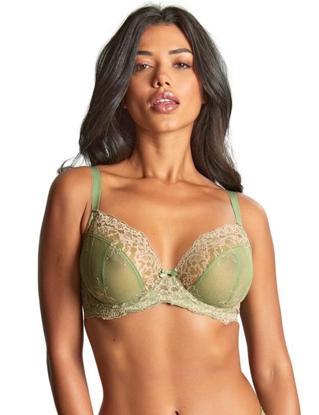 Panache Ana Non-Padded Plunge Bra Sage/Sand