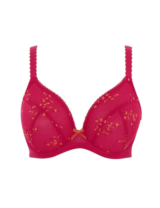 Panache Meadow Plunge Bra Raspberry
