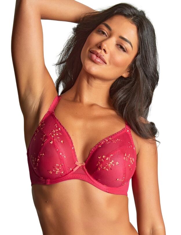 Panache Meadow Plunge Bra Raspberry