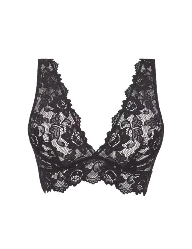 Figleaves Millie Lace Bralette Black