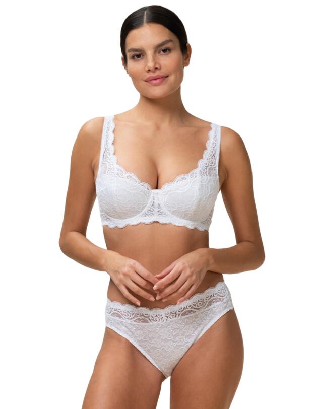 Triumph Amourette Half Padded Balcony Bra White 