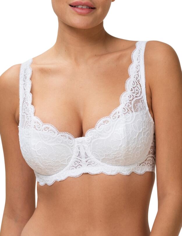 Triumph Amourette Half Padded Balcony Bra White 