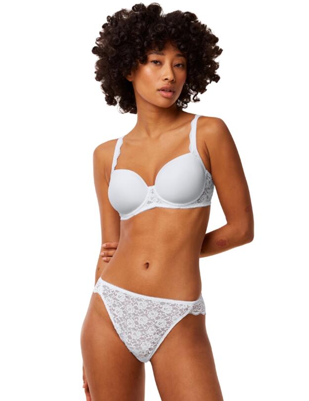 Triumph Amourette High Leg Tai Brief White