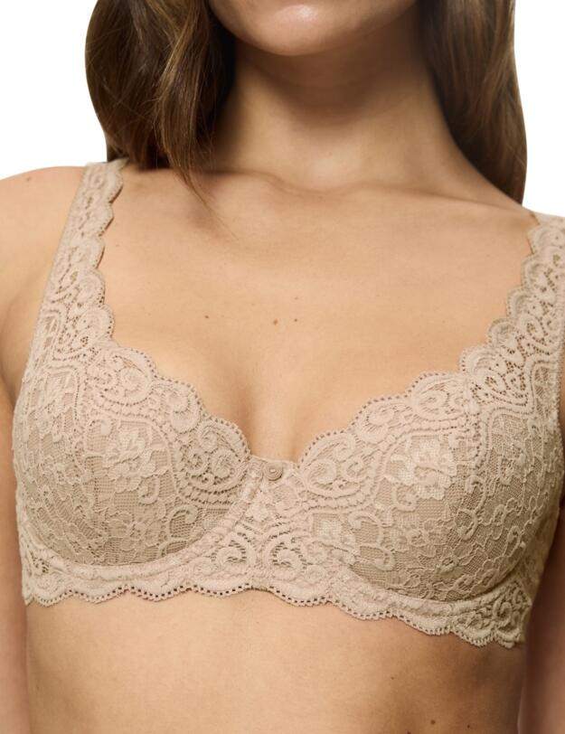Triumph Amourette Half Padded Balcony Bra Skin 