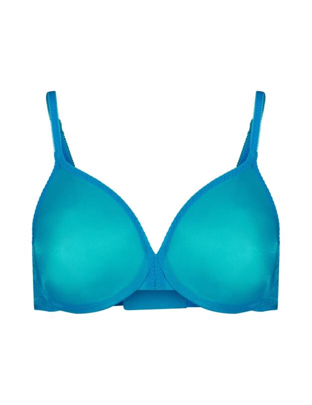 Gossard Glossies Sheer Bra Atomic Blue
