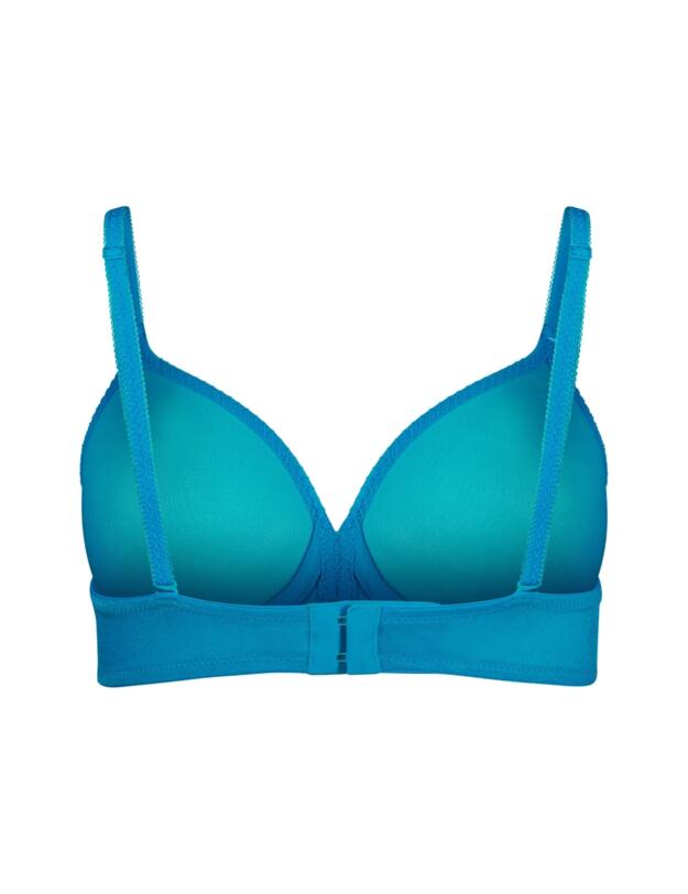 Gossard Glossies Sheer Bra Atomic Blue