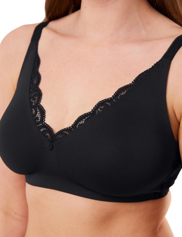 Triumph Amourette Wireless Minimiser Bra Black 