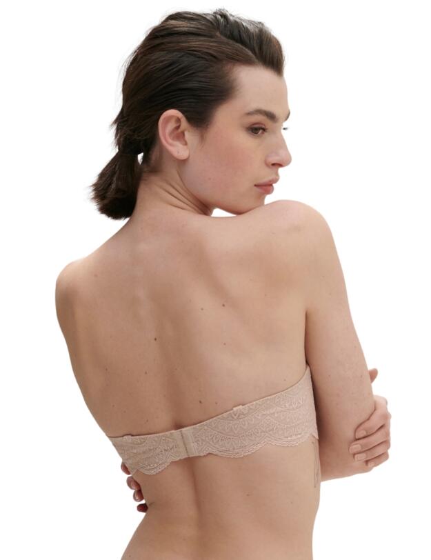 Simone Perele Karma Plunge Bandeau Bra Peau Rosée