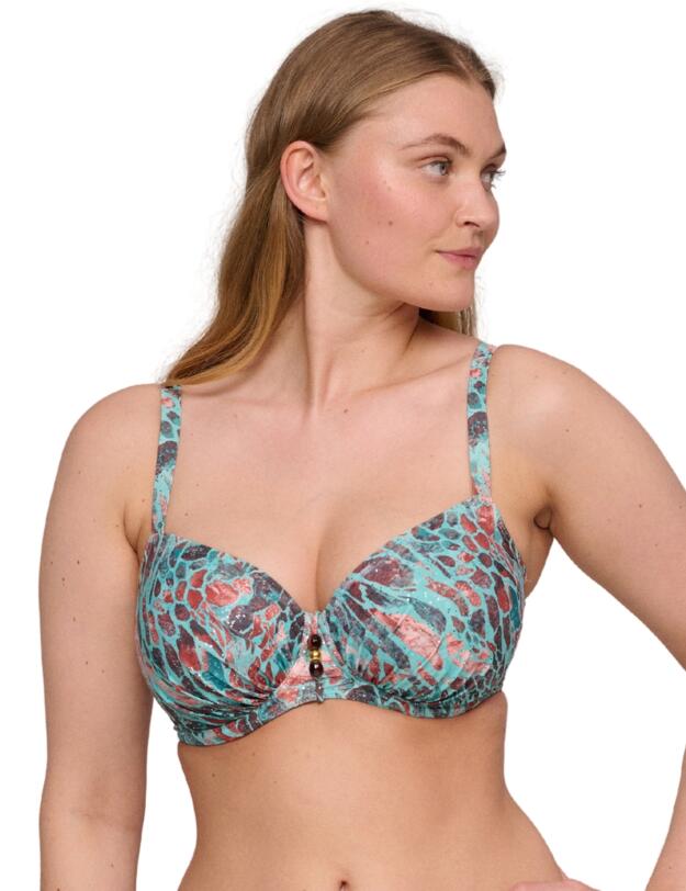 Prima Donna Swim Riyad Full Cup Bikini Top Turquoise Seas