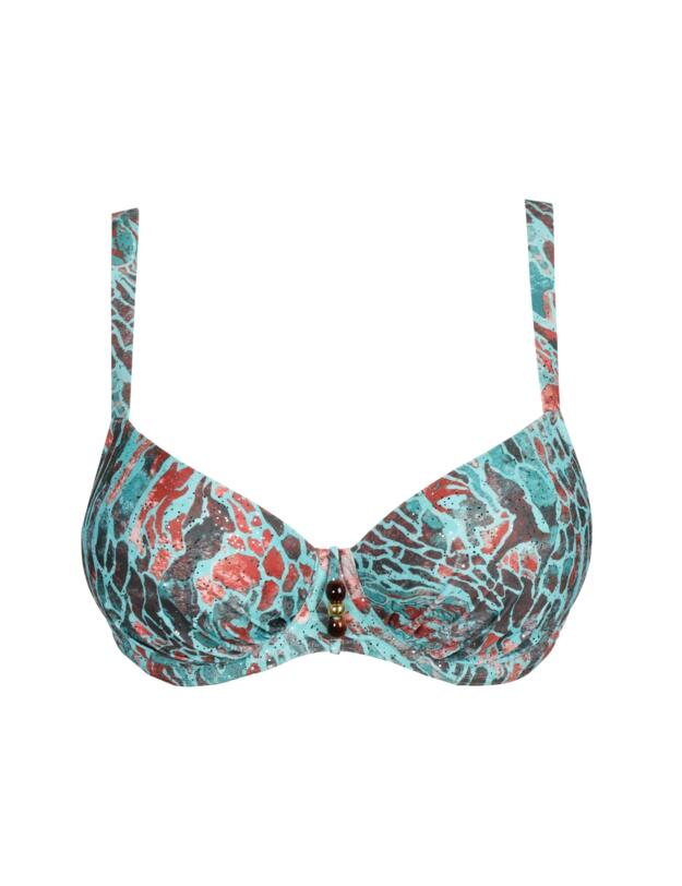 Prima Donna Swim Riyad Full Cup Bikini Top Turquoise Seas