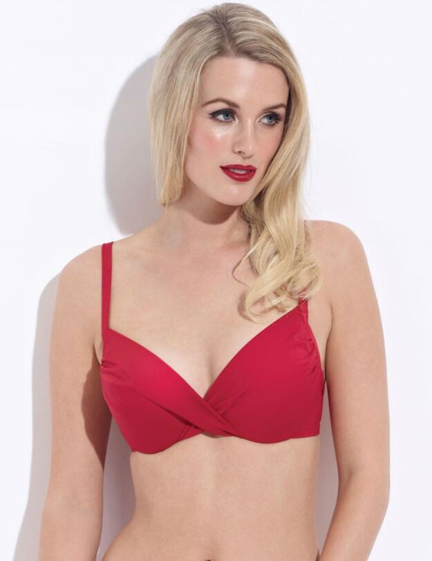 1227600 Lepel Capri Twisted Bikini Top Red - 1227600 Bikini Top