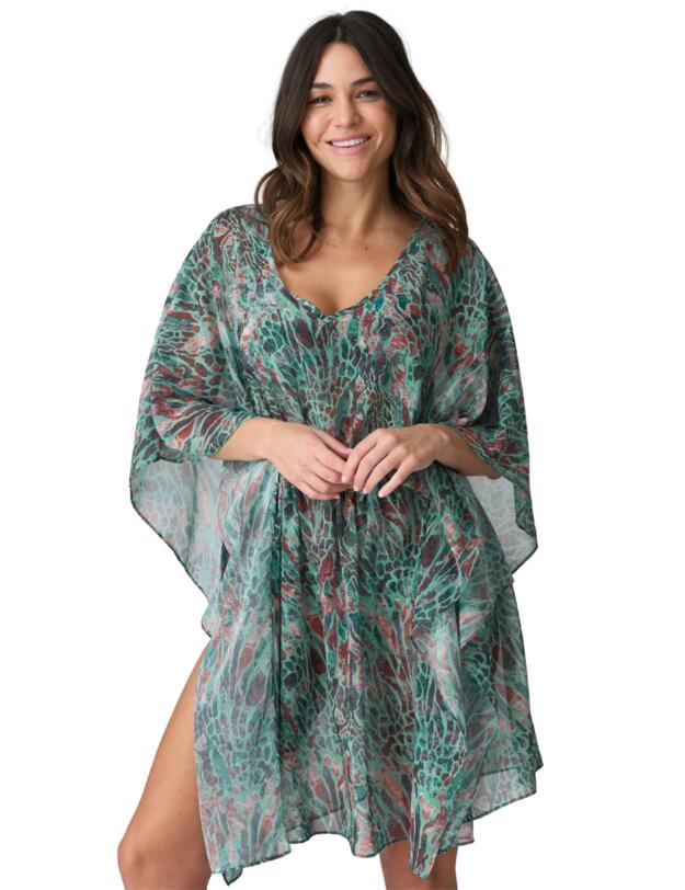 Prima Donna Swim Riyad Swimwear Kaftan Turquoise Seas