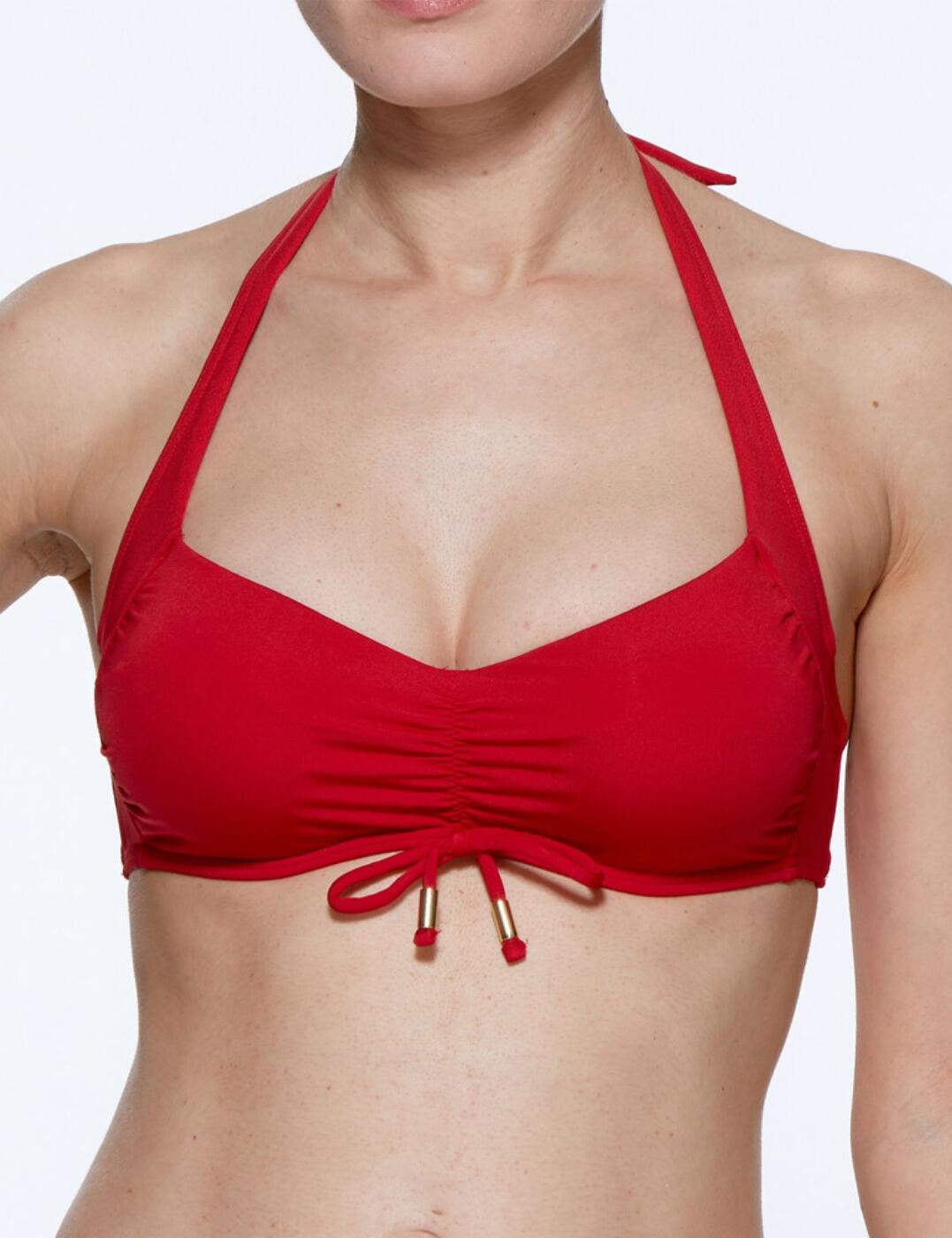 1227610 Lepel Capri Underwired Bikini Top Red - 1227610 Bikini Top