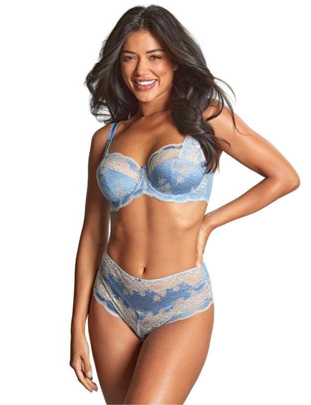 Panache Clara Deep Brief Dusky Blue