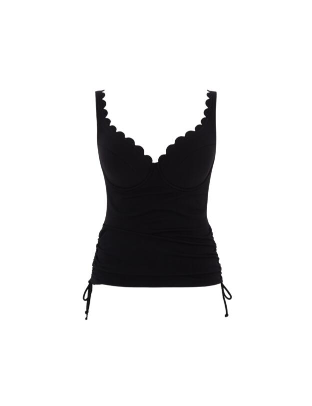 Panache Spirit Selena Plunge Tankini Top Black