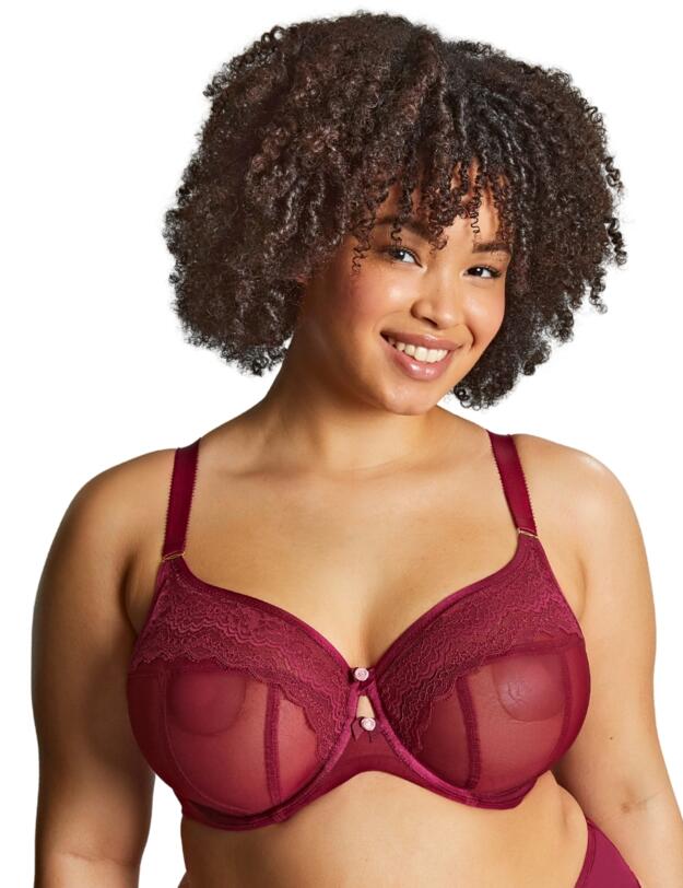 Sculptresse by Panache Natalia Full Cup Bra Bordeaux Red