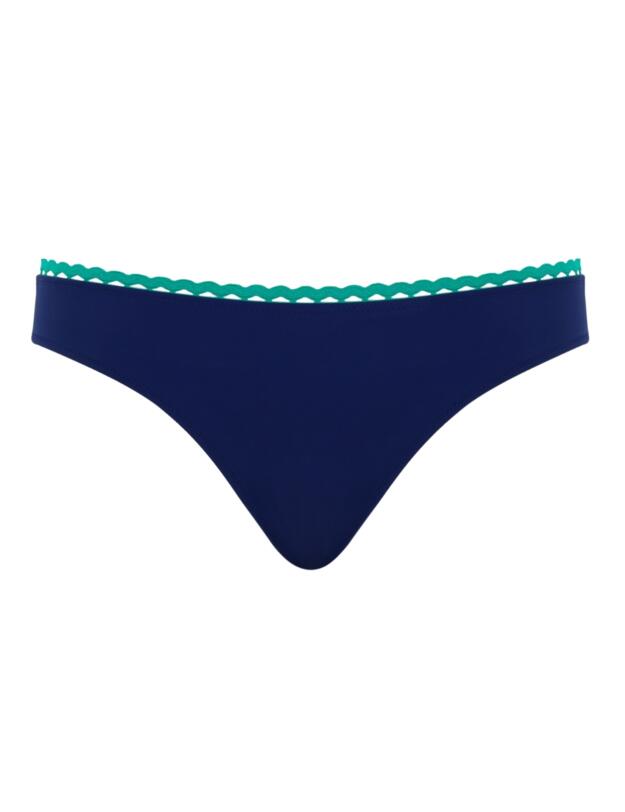 Panache Ric Rac Brazilian Bikini Brief Ric Rac Navy