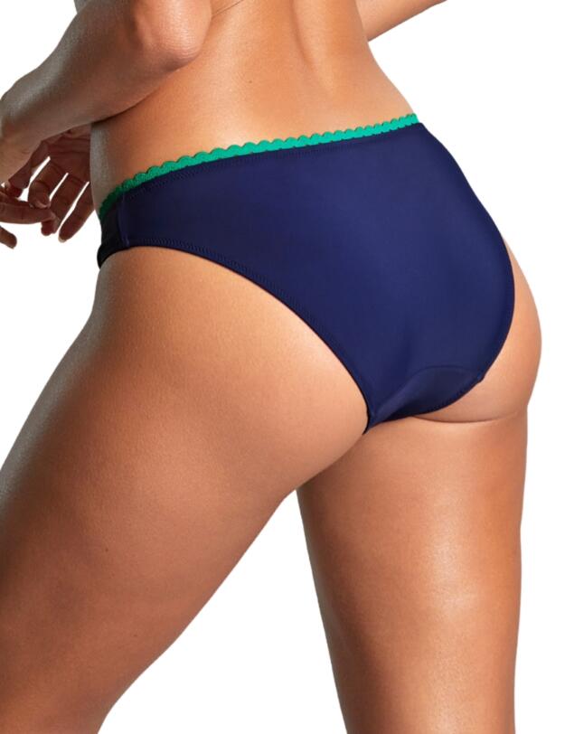 Panache Ric Rac Brazilian Bikini Brief Ric Rac Navy